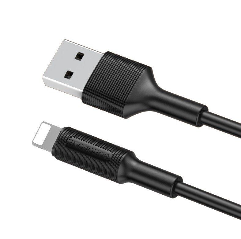 USB кабель BOROFONE BX1 EzSync USB - Lightning 2A USB кабель BOROFONE BX1 EzSync USB - Lightning 2A