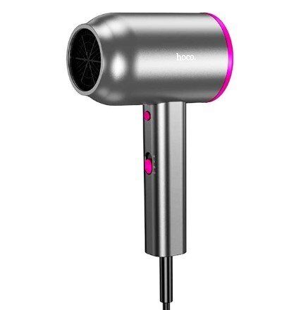 Фен для волосся HOCO HP13 з гарячим і холодним повітрям, РОЖЕВО-ЧЕРВОНИЙ