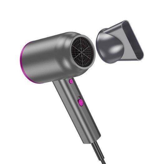 Фен для волосся HOCO HP13 з гарячим і холодним повітрям, РОЖЕВО-ЧЕРВОНИЙ