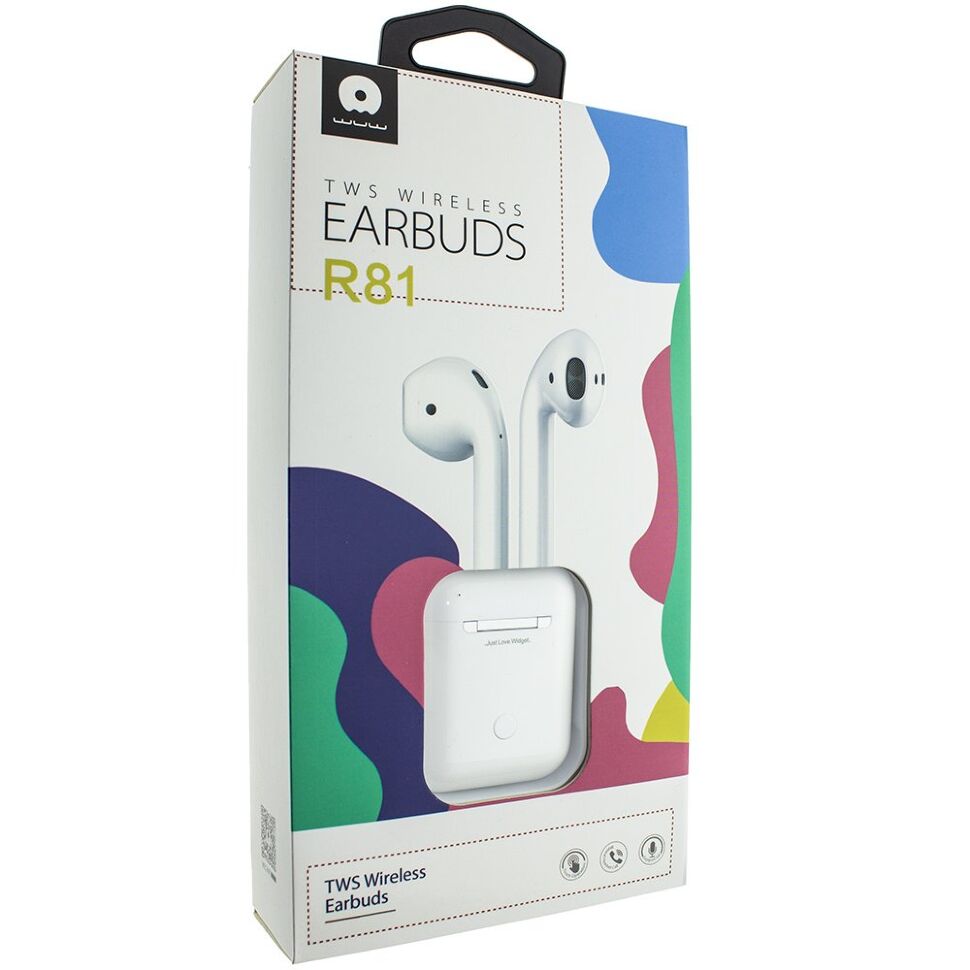 Бездротові навушники WUW R81 TWS Wireless earbuds Бездротові навушники WUW R81 TWS Wireless earbuds