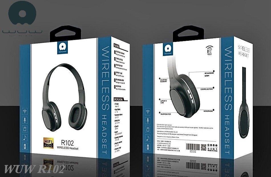 Бездротові навушники WUW R102 Wireless Bluetooth headset