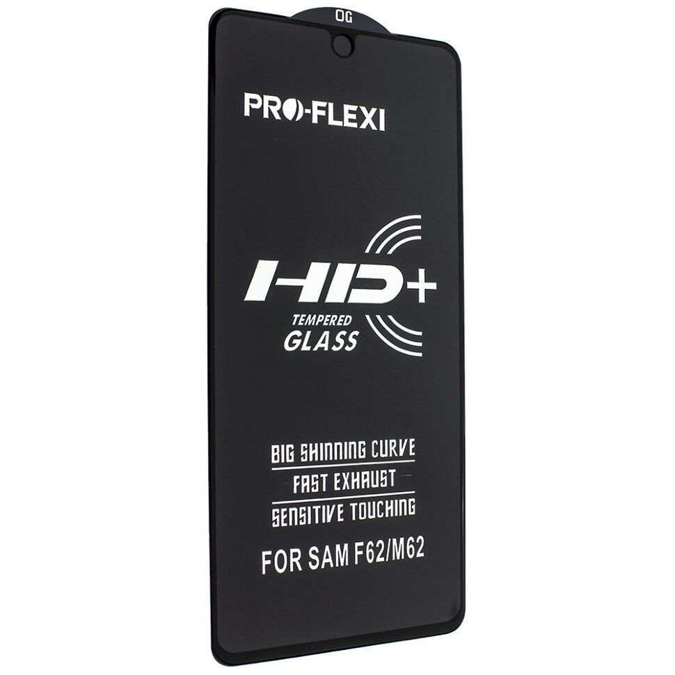 Захисне скло PRO-FLEXI HD+ SAMSUNG M625 Galaxy M62 2022 ЧОРНИЙ Захисне скло PRO-FLEXI HD+ SAMSUNG M625 Galaxy M62 2022 ЧОРНИЙ