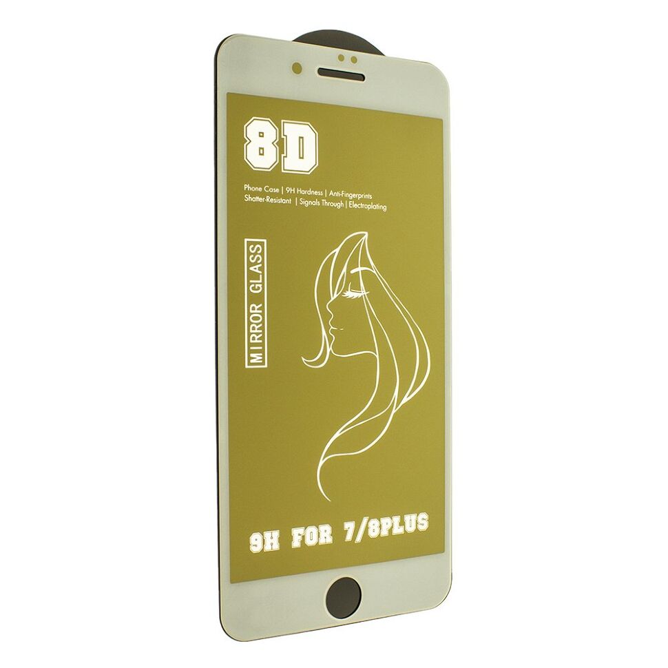 Захисне скло 8D MIRROR APPLE IPHONE 7 PLUS | 8 PLUS Захисне скло 8D MIRROR APPLE IPHONE 7 PLUS | 8 PLUS
