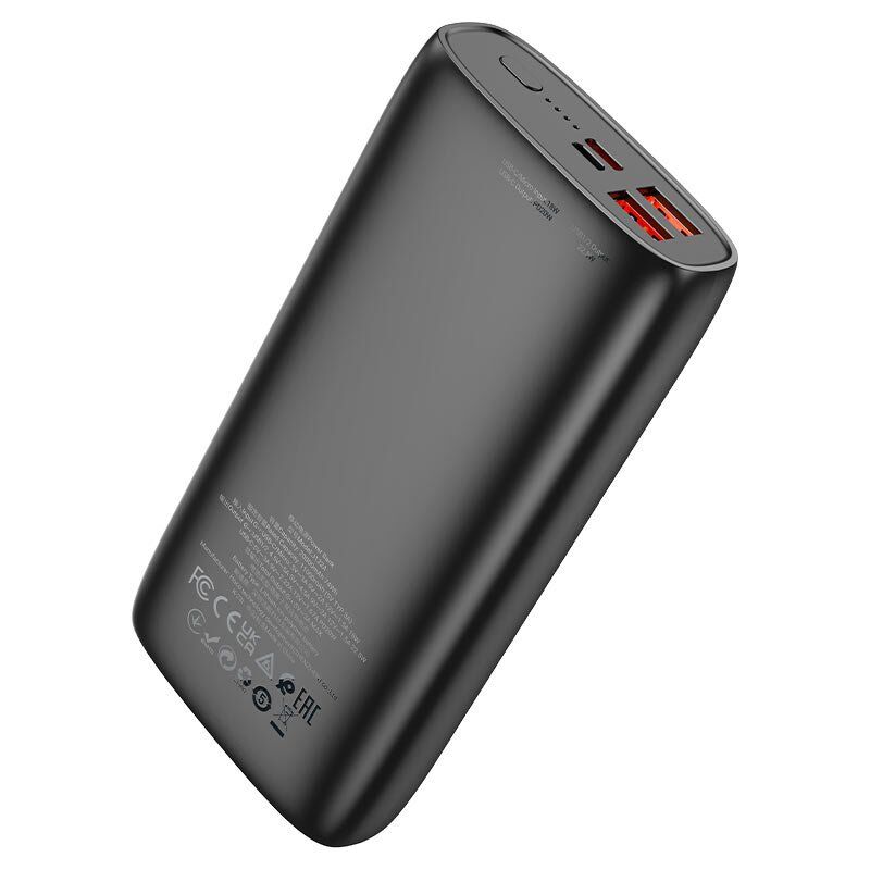 Power Bank HOCO J122A Respect PD20W+22.5W 20000 mAh чорний