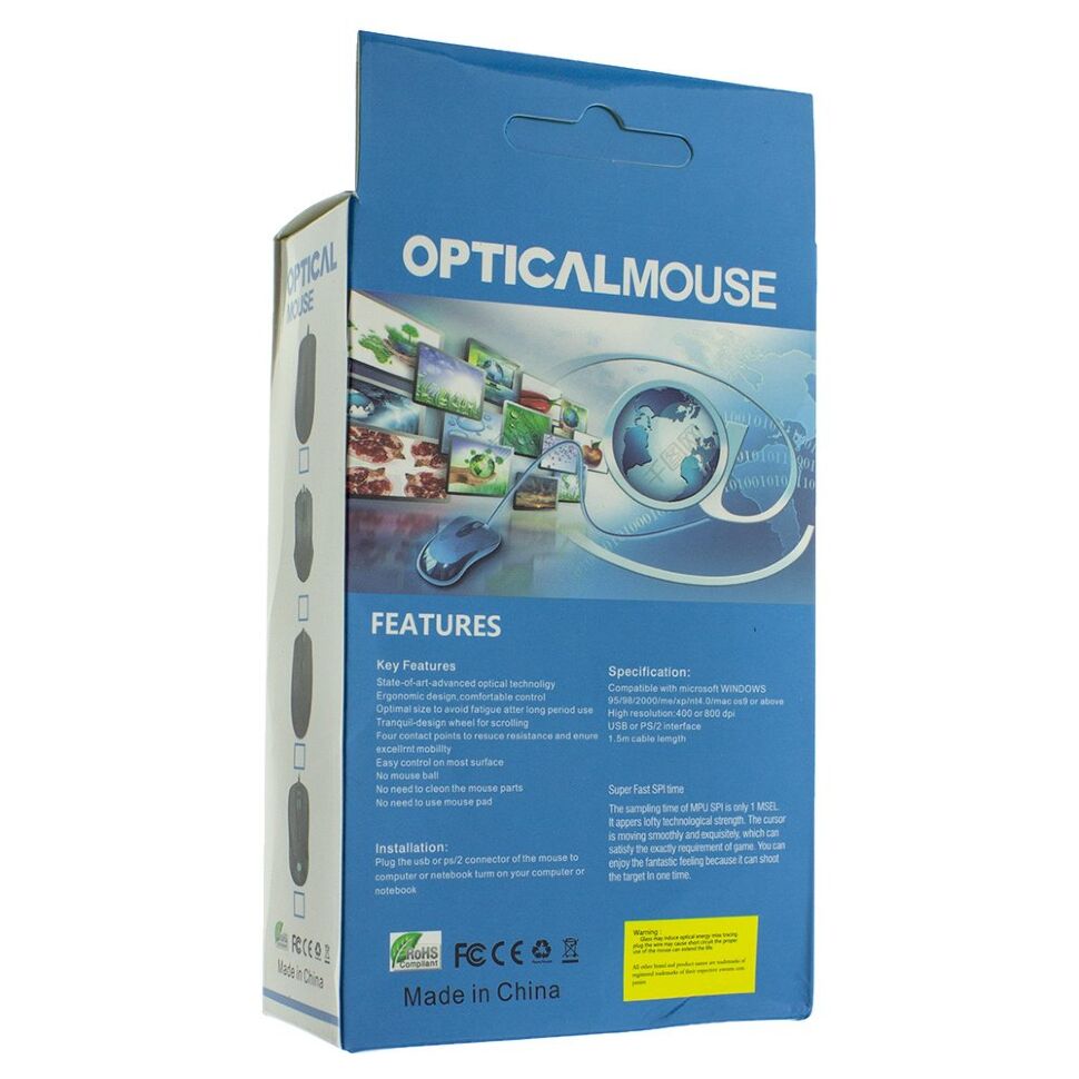 Дротова миша MOUSE 1200 DPI Дротова миша MOUSE 1200 DPI