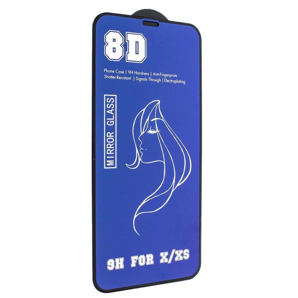 Захисне скло 8D MIRROR APPLE IPHONE X | XS | 11 PRO