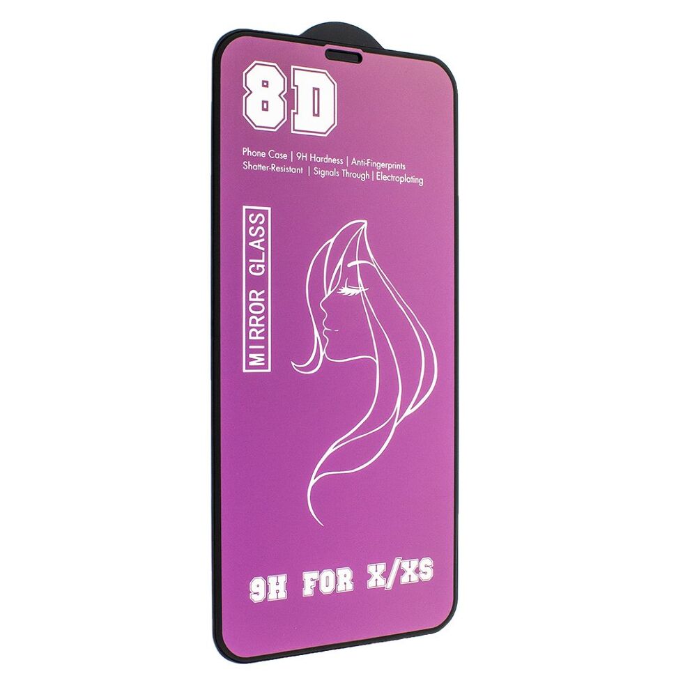 Захисне скло 8D MIRROR APPLE IPHONE X | XS | 11 PRO