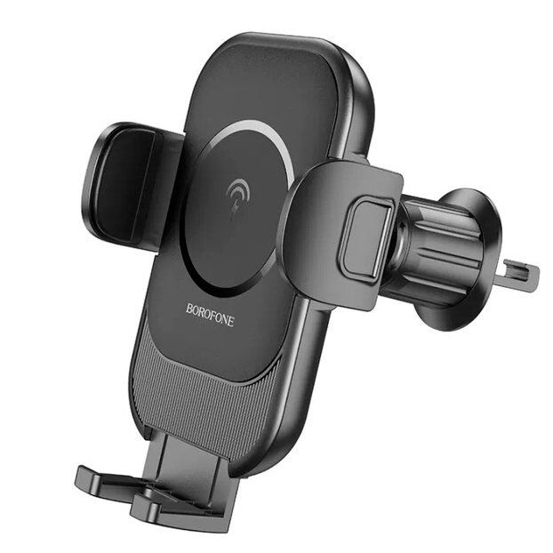 Автомобільний тримач BOROFONE BH204 Blue Charm бездротова швидка зарядка - повітряна решітка Автомобільний тримач BOROFONE BH204 Blue Charm бездротова швидка зарядка - повітряна решітка