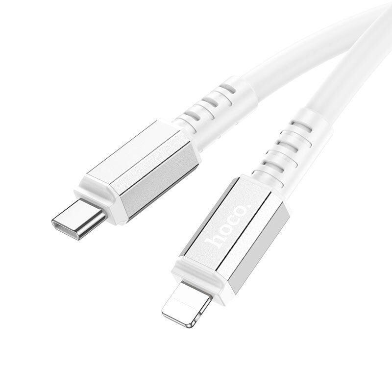 USB-C кабель HOCO X85 Type-C - Lightning 1метр, білий USB-C кабель HOCO X85 Type-C - Lightning 1метр, білий