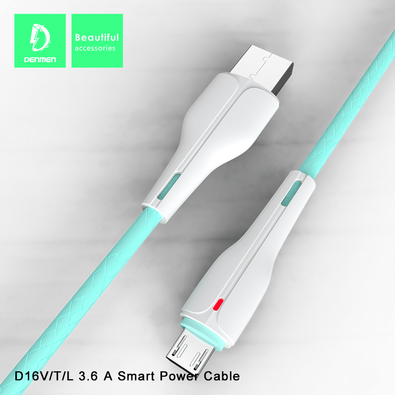 Кабель USB Denmen D16L USB - Lightning (3.6A)