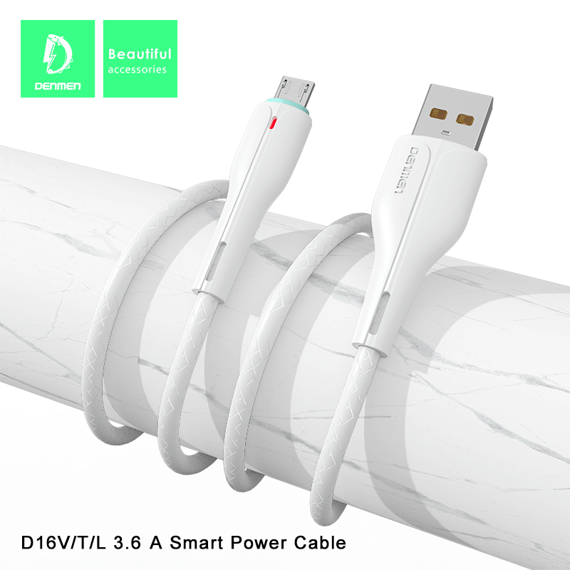 Кабель USB Denmen D16L USB - Lightning (3.6A)