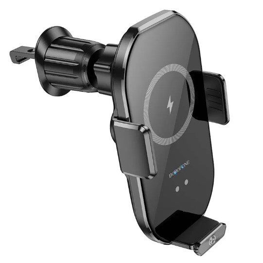 Автомобільний тримач BOROFONE BH205 бездротова швидка зарядка - повітряна решітка Автомобільний тримач BOROFONE BH205 бездротова швидка зарядка - повітряна решітка