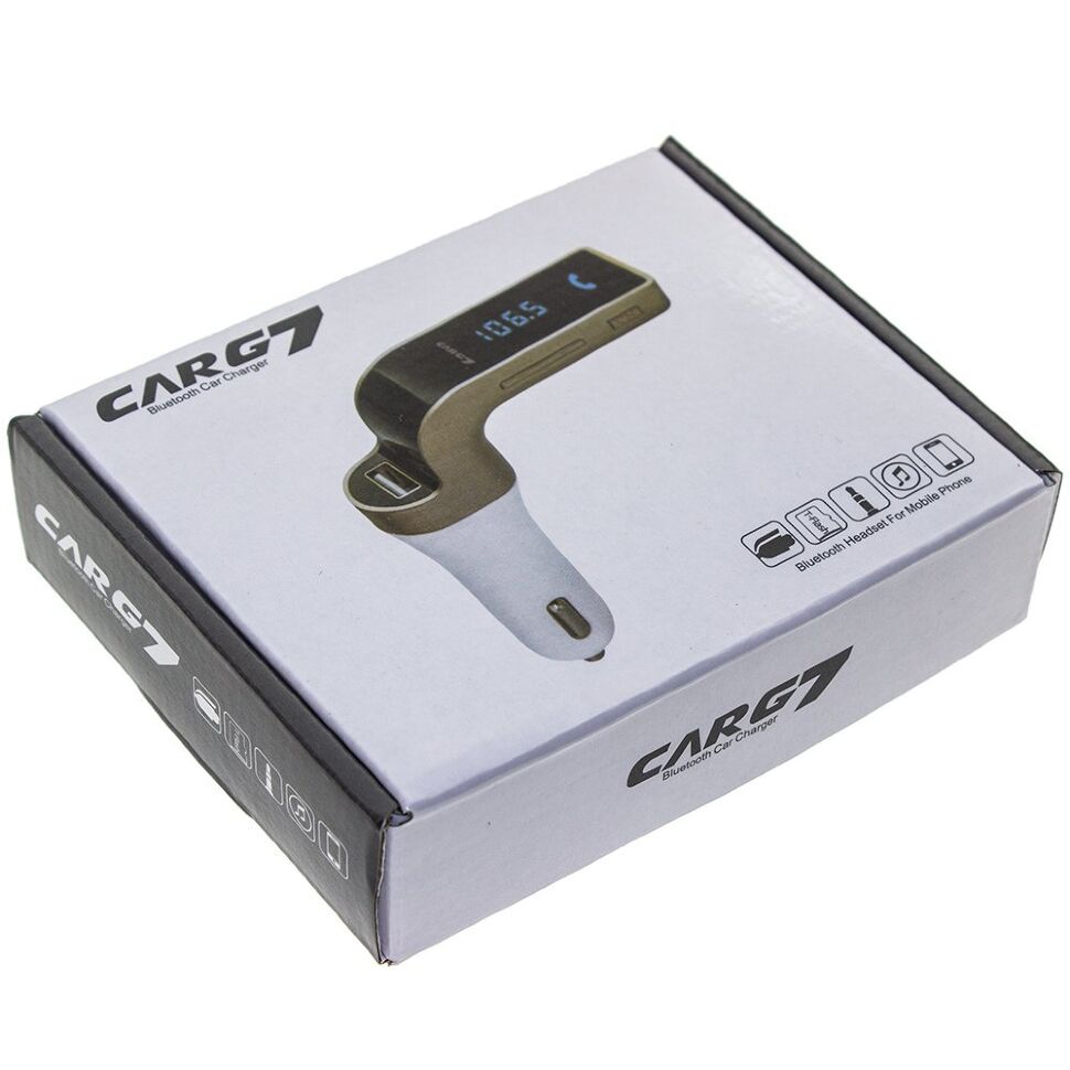 FM Модулятор CAR G7 Bluetooth / гучномовець ЧОРНИЙ