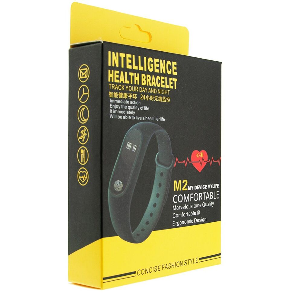 Фітнес трекер M2 ЧОРНИЙ