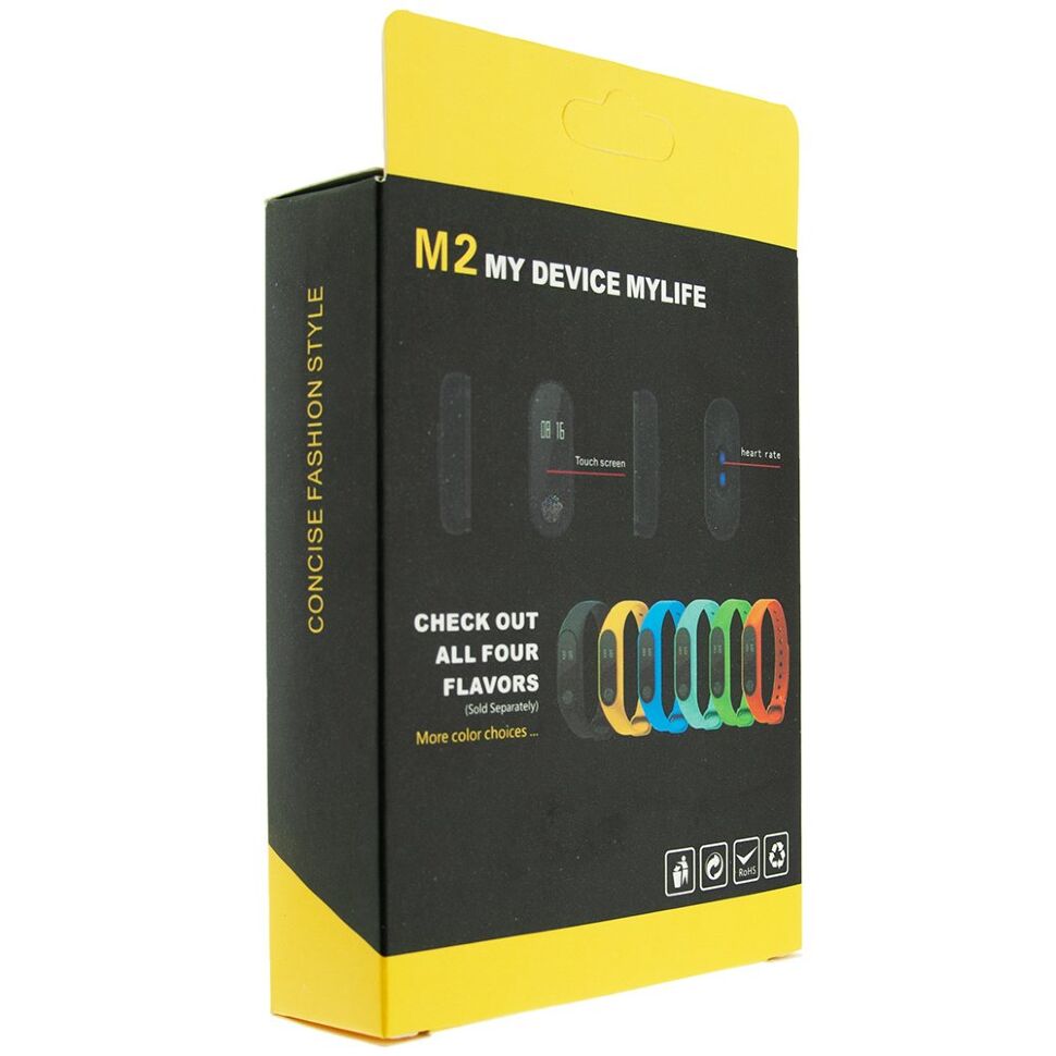 Фітнес трекер M2 ЧОРНИЙ