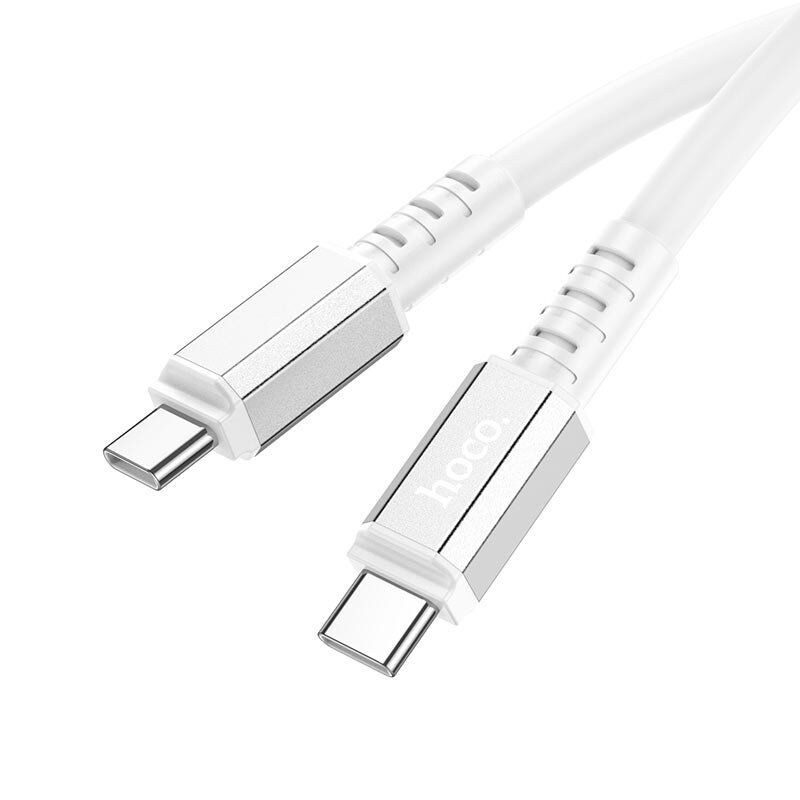 USB-C кабель HOCO X85 Type-C - Type-C 1метр, білий USB-C кабель HOCO X85 Type-C - Type-C 1метр, білий
