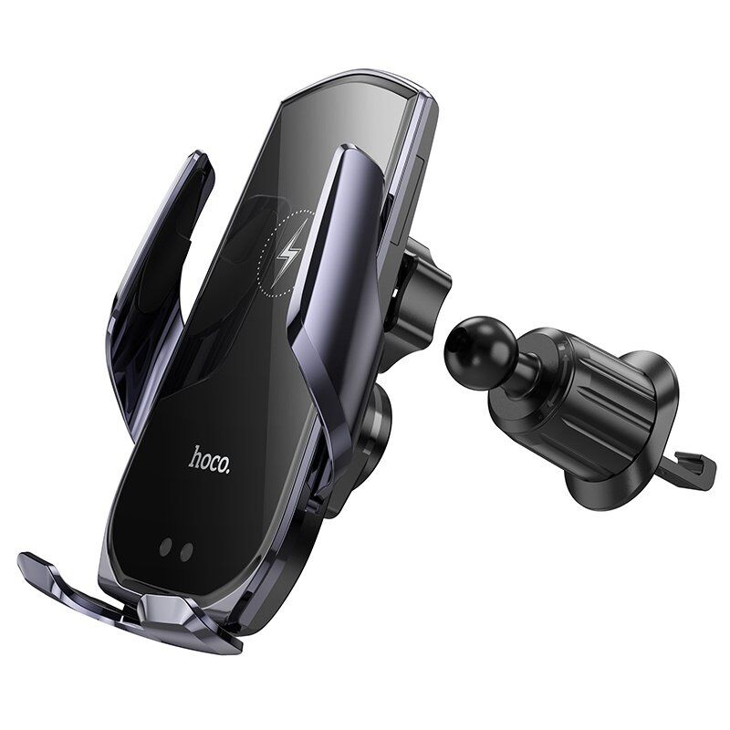 Автомобільний тримач HOCO CA202 PLUS 15W бездротова швидка зарядка Автомобільний тримач HOCO CA202 PLUS 15W бездротова швидка зарядка