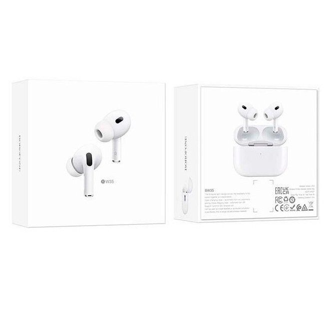 Бездротова гарнітура BOROFONE BW35. білий Бездротова гарнітура BOROFONE BW35. білий