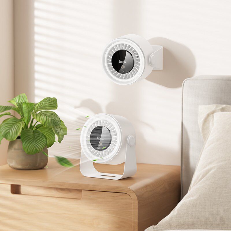 Портативний вентилятор HOCO HX66, білий Портативний вентилятор HOCO HX66, білий