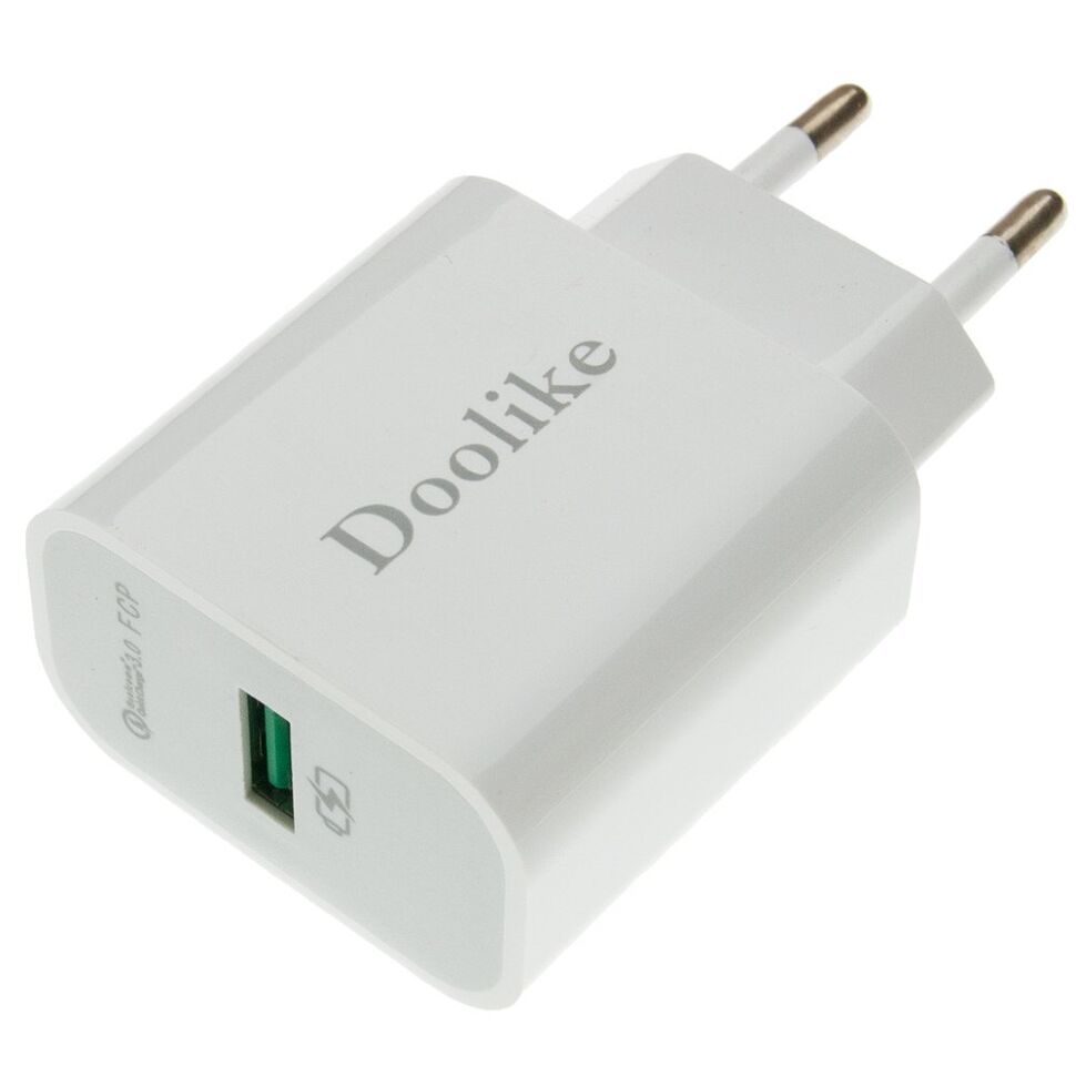 СЗУ Doolike DL-CH28 Quick Charge 3.0 + USB кабель micro