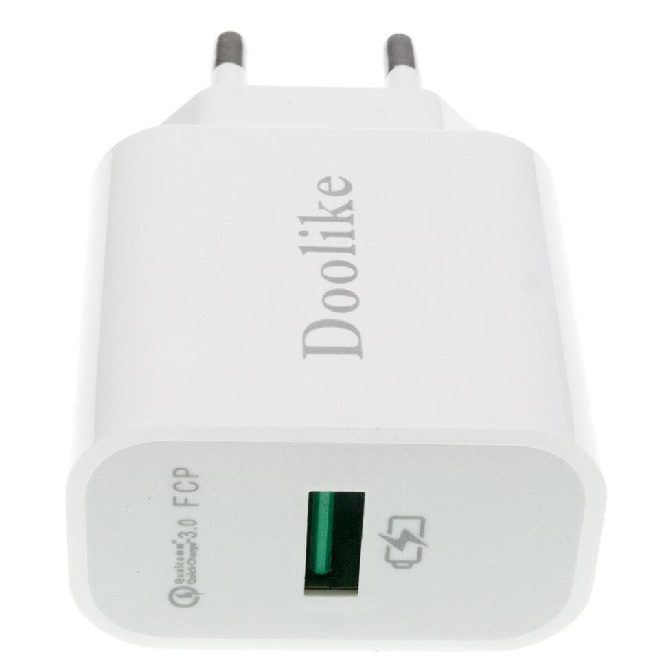 СЗУ Doolike DL-CH28 Quick Charge 3.0 + USB кабель micro