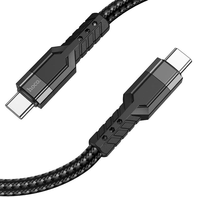 USB-C кабель HOCO U110 60W Type-C - Type-C 1.2M ЧОРНИЙ USB-C кабель HOCO U110 60W Type-C - Type-C 1.2M ЧОРНИЙ