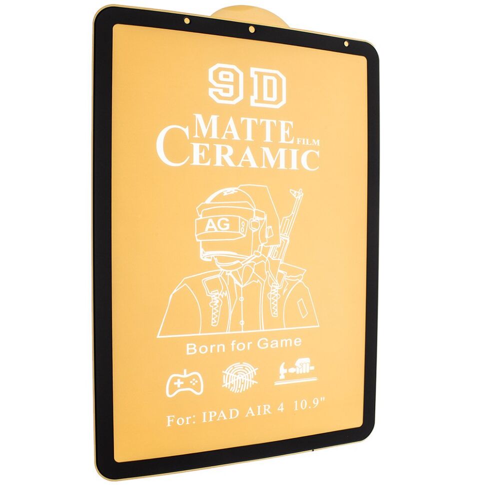 CERAMICS FILM 9D МАТОВЕ APPLE IPAD AIR 4 10.9" (2020) ЧОРНИЙ