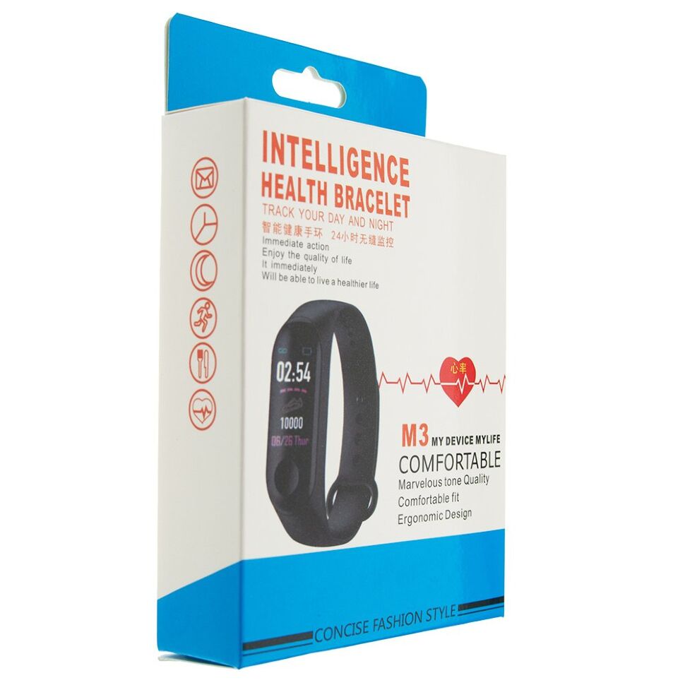 Фітнес трекер M3 ЧОРНИЙ
