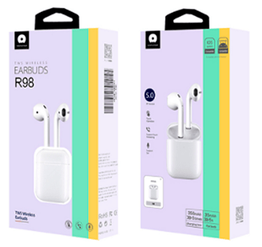 Бездротові навушники WUW R98 TWS Wireless earbuds Бездротові навушники WUW R98 TWS Wireless earbuds