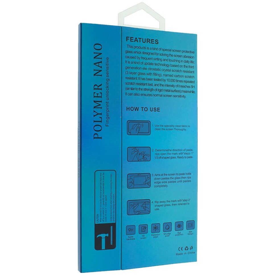 Закруглена плівка POLYMER NANO SAMSUNG G973 Galaxy S10 2019 упаковка