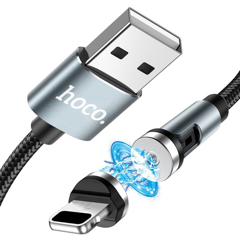 USB кабель HOCO U94 магнiтний USB - Lightning 1.20M ЧОРНИЙ USB кабель HOCO U94 магнiтний USB - Lightning 1.20M ЧОРНИЙ