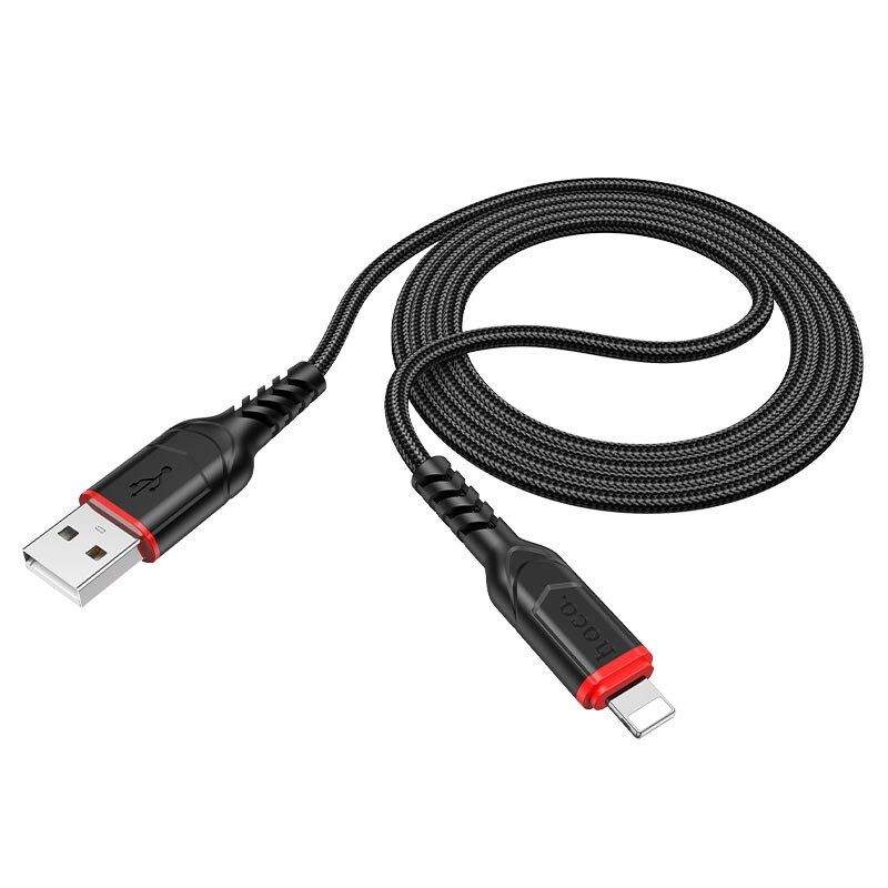 USB кабель HOCO X59 USB - Lightning 1 MЕТР ЧОРНИЙ USB кабель HOCO X59 USB - Lightning 1 MЕТР ЧОРНИЙ