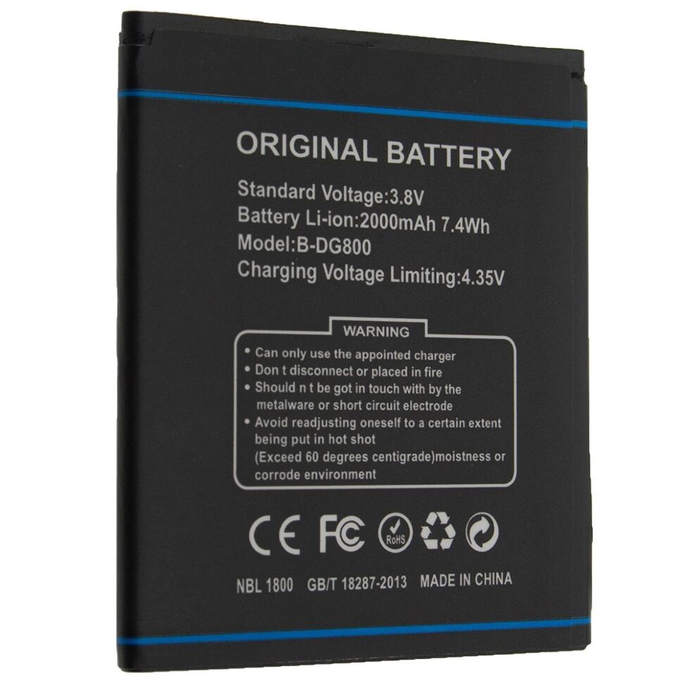 Акумулятор до телефону ОРИГІНАЛ DOOGEE B-DG800