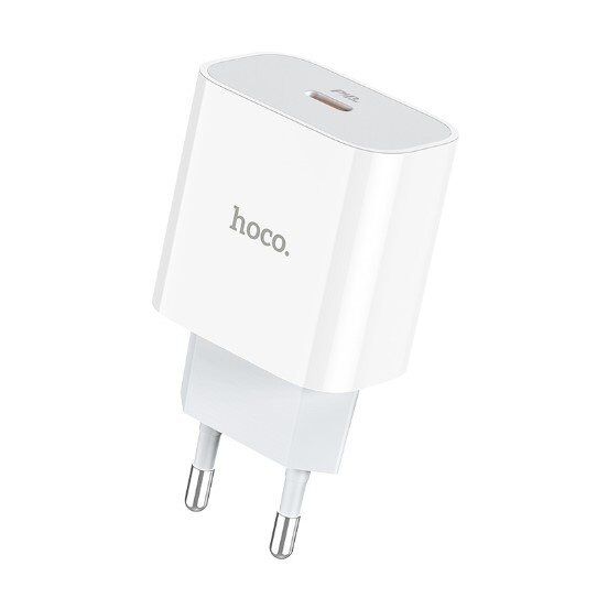 Сетевое зарядное устройство HOCO C76A PLUS TYPE-C PD 20W, белый