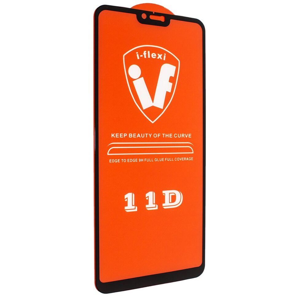Скло 11D 9H i-flexi FULL GLUE XIAOMI MI 8 LITE 2019 в упаковці ЧОРНИЙ Скло 11D 9H i-flexi FULL GLUE XIAOMI MI 8 LITE 2019 в упаковці ЧОРНИЙ