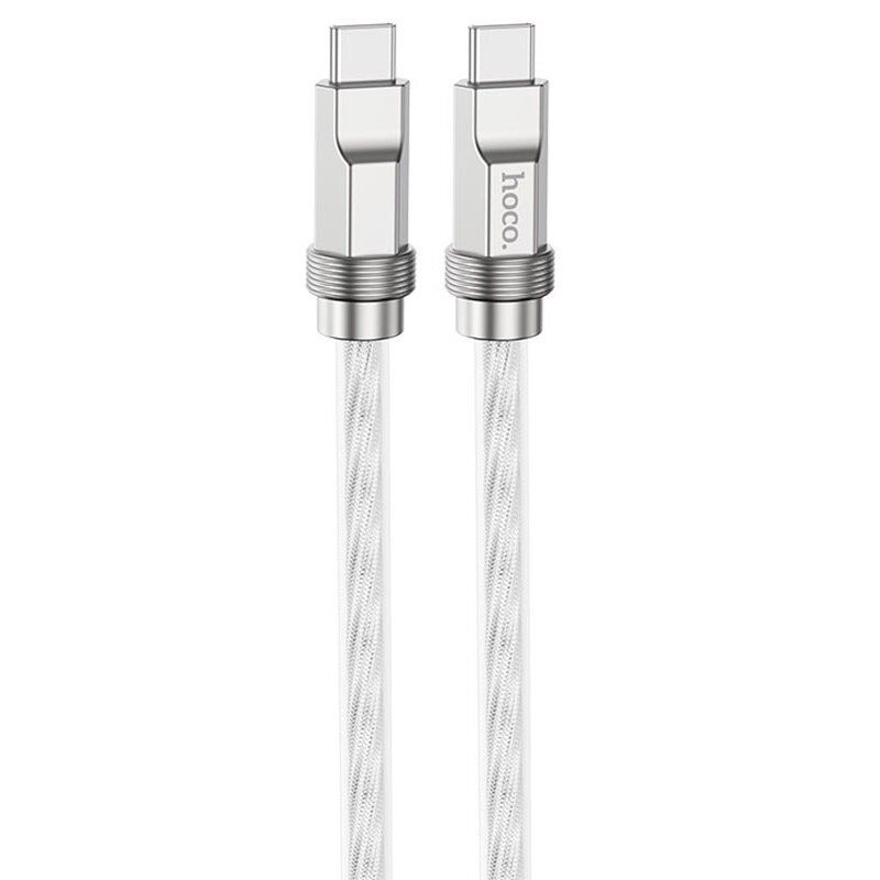 USB-C кабель HOCO U113 100W Type-C - Type-C СТАЛЕВИЙ