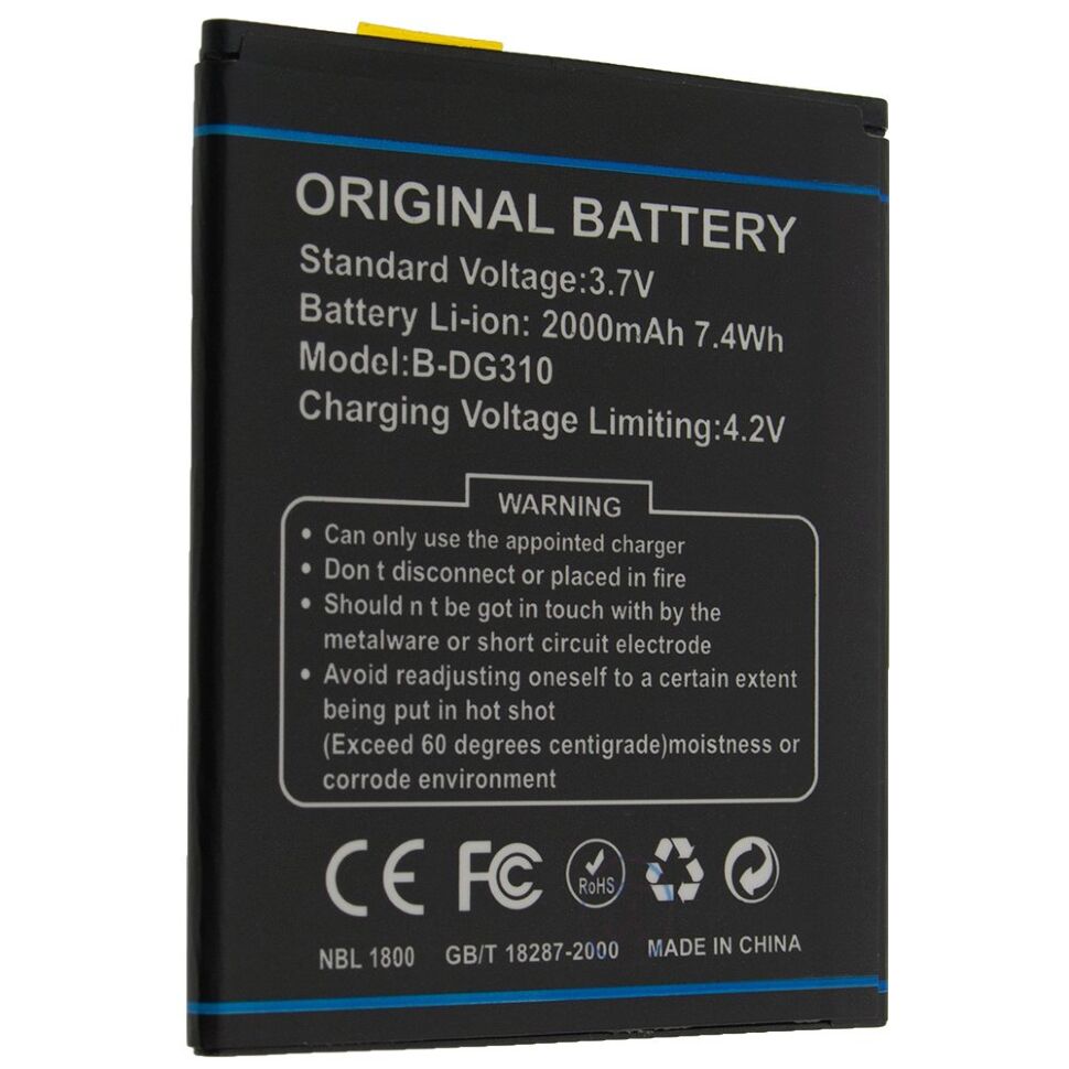 Акумулятор ОРИГІНАЛ КУЛЕК DOOGEE B-DG310 Акумулятор ОРИГІНАЛ КУЛЕК DOOGEE B-DG310