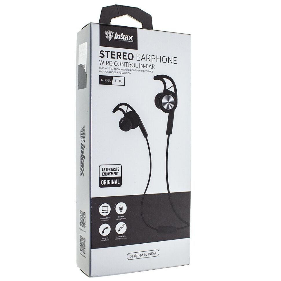 Дротові навушники INKAX EP-08 Дротові навушники INKAX EP-08