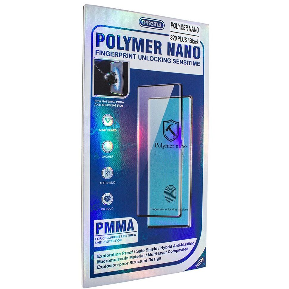 Закруглена плівка POLYMER NANO SAMSUNG G985 Galaxy S20 PLUS упаковка