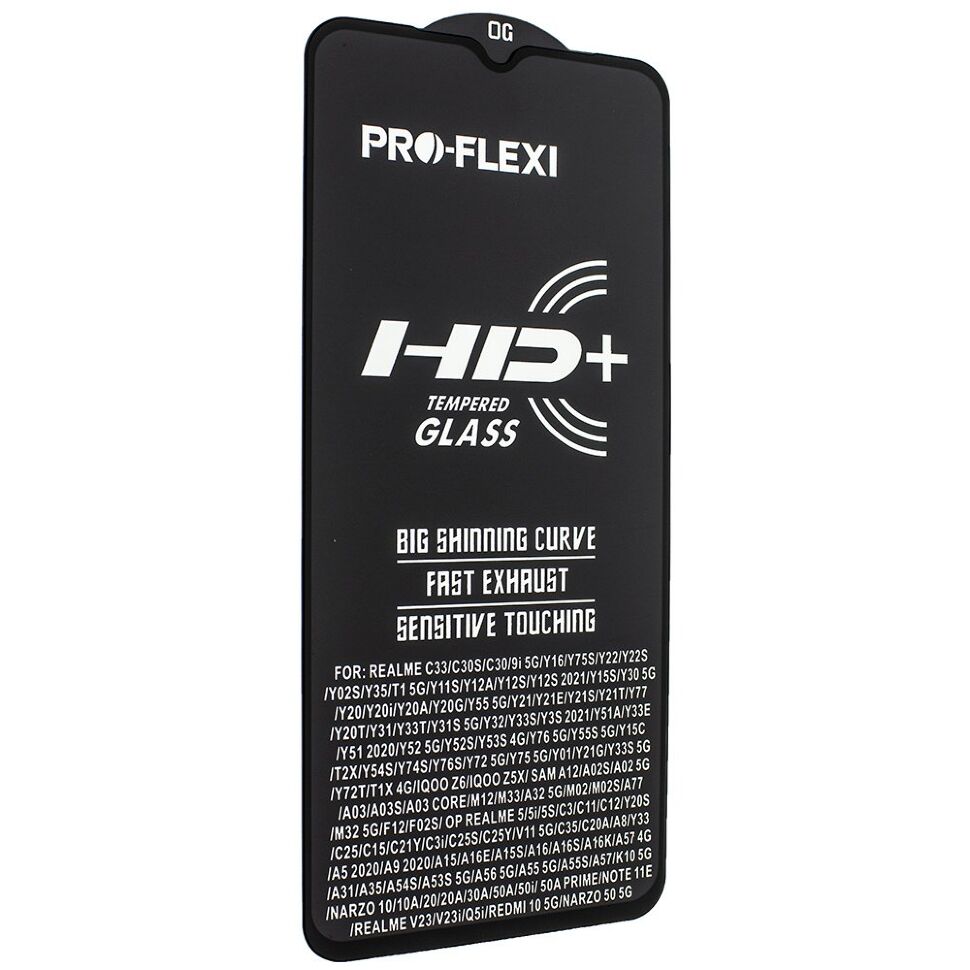 Захисне скло PRO-FLEXI HD+ REALME C35 ЧОРНИЙ