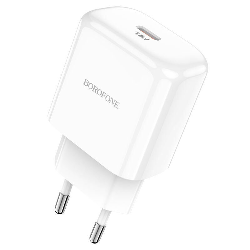 Мережевий зарядний пристрій BOROFONE BN3 Premium PD20W USB-C Мережевий зарядний пристрій BOROFONE BN3 Premium PD20W USB-C