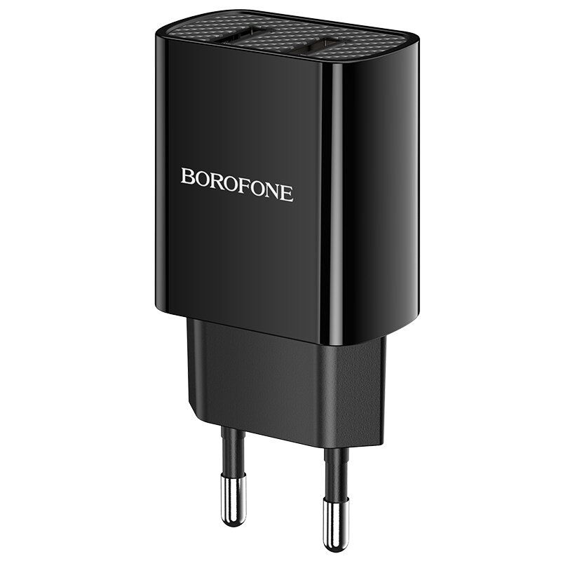 СЗУ Borofone BA53A (2USB/2,1A) (черный)
