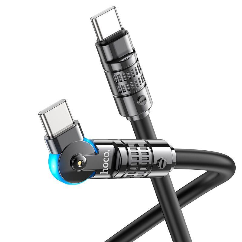 USB-C кабель HOCO U118 60W Type-C - Type-C ЧОРНИЙ
