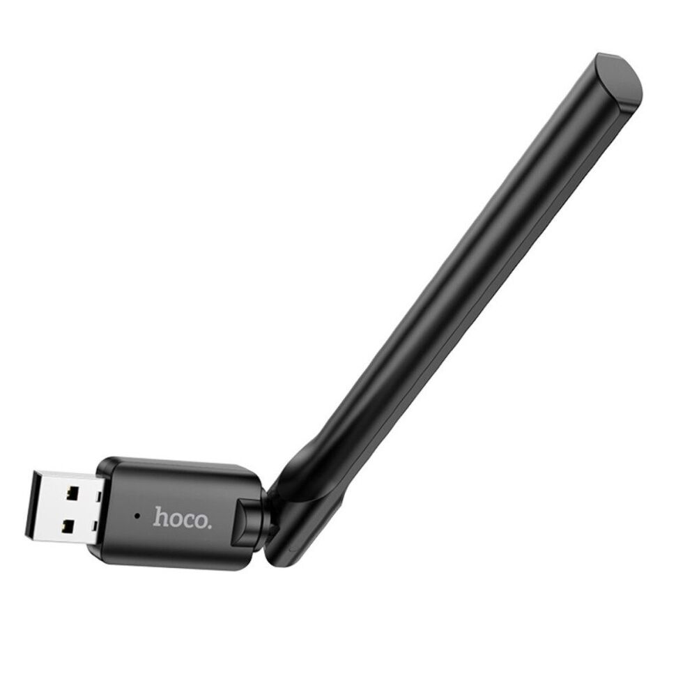 Wi-Fi адаптер HOCO HI32 USB 2.0 WiFi4 150Mbps з зовнішньою антеною Wi-Fi адаптер HOCO HI32 USB 2.0 WiFi4 150Mbps з зовнішньою антеною