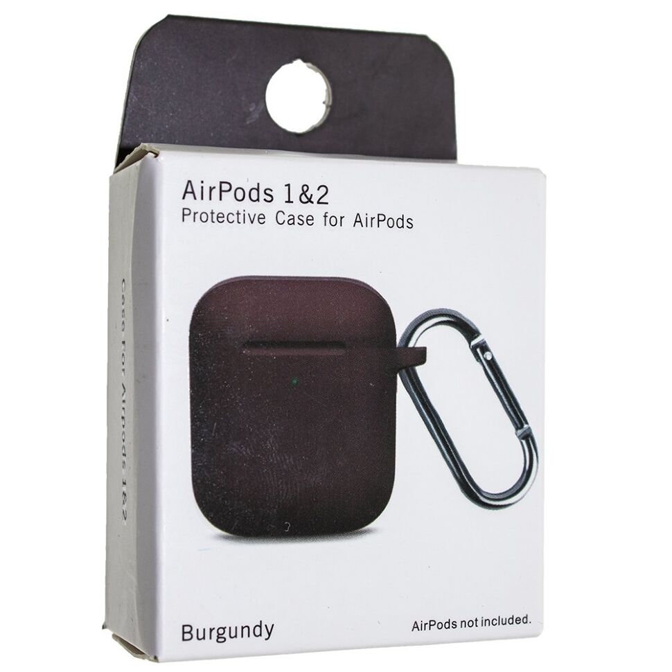 Чохол для AIRPODS 1/2 з КАРАБІНОМ (NEW)