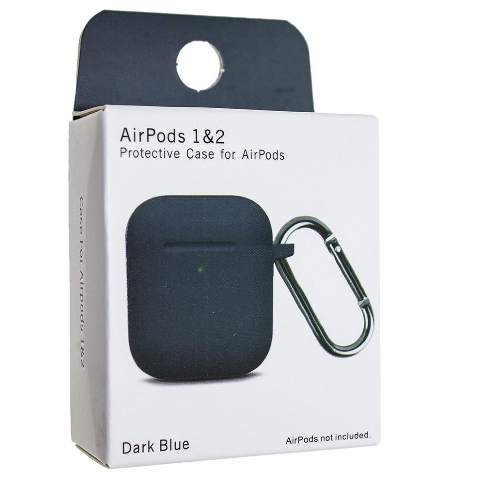 Чохол для AIRPODS 1/2 з КАРАБІНОМ (NEW)