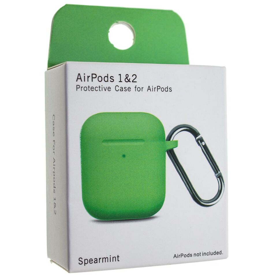 Чохол для AIRPODS 1/2 з КАРАБІНОМ (NEW)