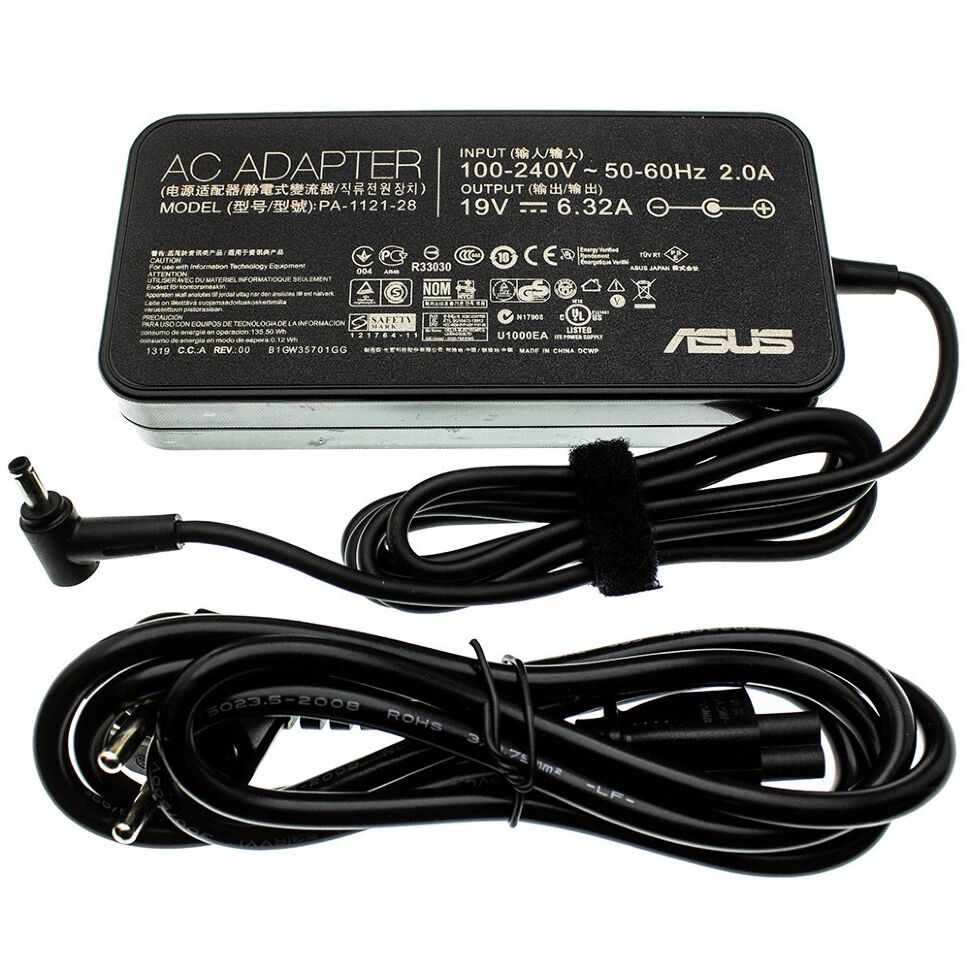 Блок питания для ноутбука ASUS 120W 19V 6.32A (4.5*3.0 мм, PIN)