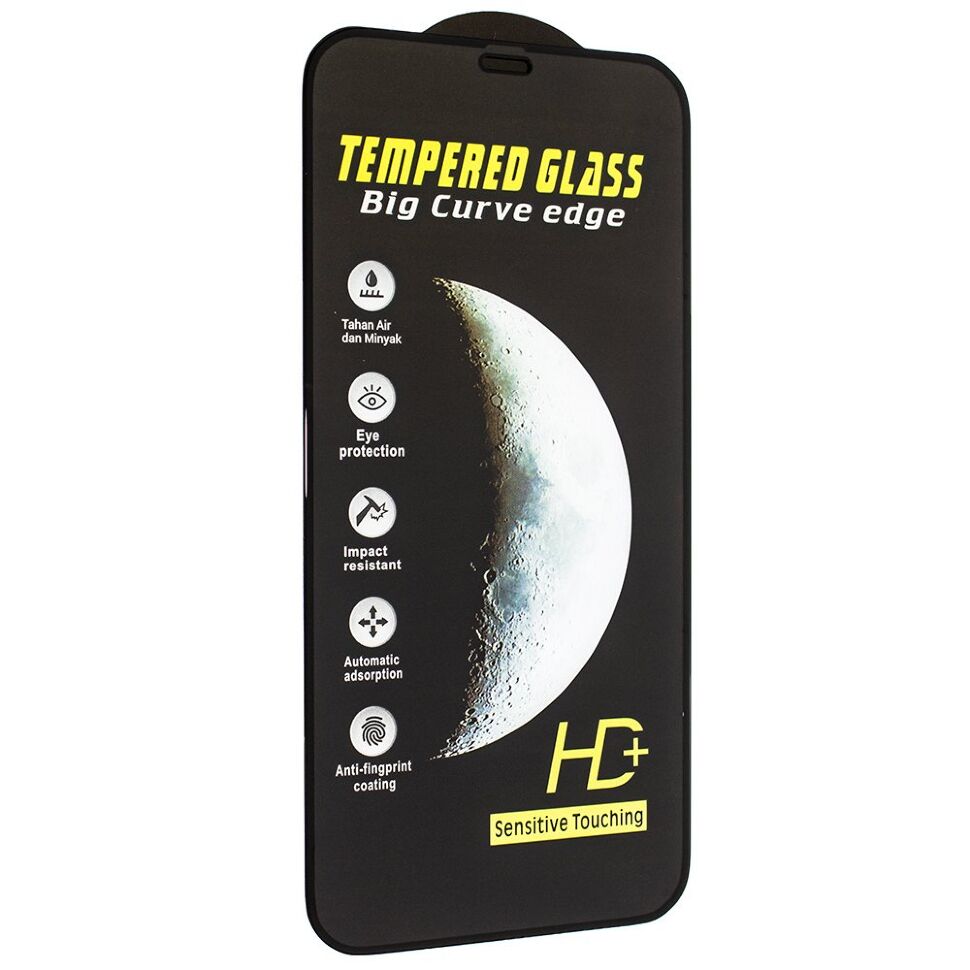 Захисне скло TEMPERED GLASS HD+ APPLE IPHONE 12 PRO MAX 6,7" ЧОРНИЙ Захисне скло TEMPERED GLASS HD+ APPLE IPHONE 12 PRO MAX 6,7" ЧОРНИЙ