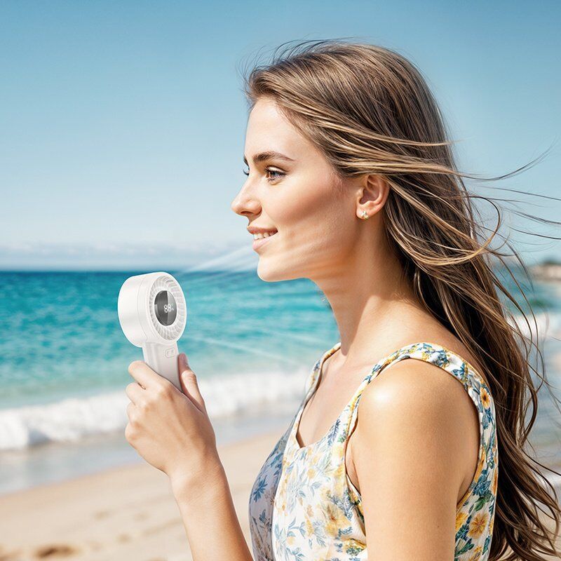 Портативний вентилятор Hoco HX62, білий